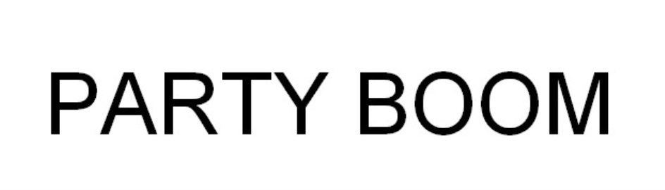 Купить товарный знак PARTY BOOM