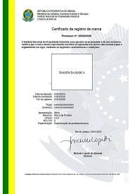 Товарный знак в Бразилии.