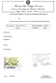 Продление товарного знака в Италии.